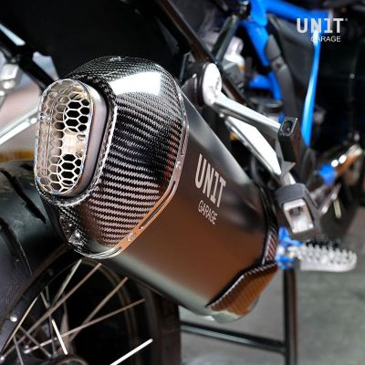 Výfuk Unit Garage pro R1250GS/A, R1200GS/A LC 2013-2018, černý