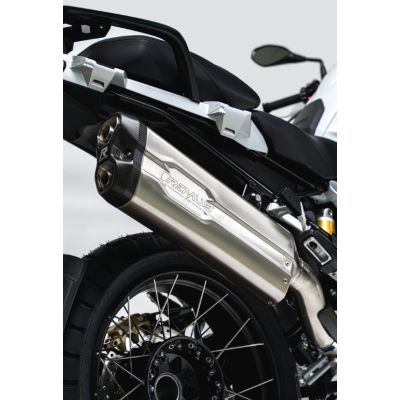 Výfuk Remus 8 2.0 pro R1250GS/A LC 2018+, R1200GS/A LC 2013-2018, stříbrný