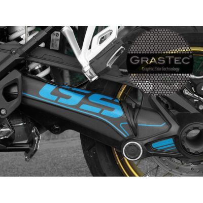 Designové ochranné polepy 40 Years GS pro BMW R1250GS Adventure 2018+, R1200GS Adventure LC 2014-2018, modré
