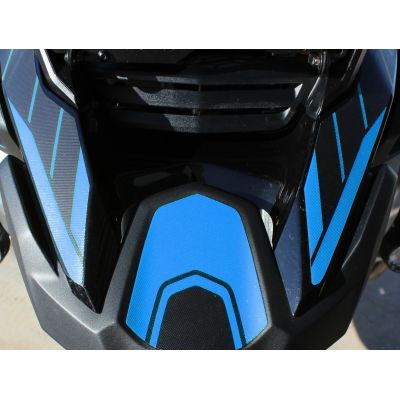 Designové ochranné polepy 40 Years GS pro BMW R1250GS Adventure 2018+, R1200GS Adventure LC 2014-2018, modré
