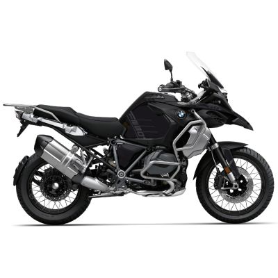 Designové ochranné polepy 40 Years GS pro BMW R1250GS Adventure 2018+, R1200GS Adventure LC 2014-2018, šedé
