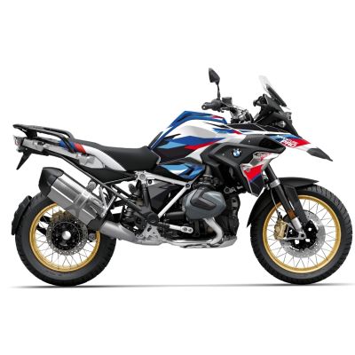 Designové ochranné polepy 40 Years GS pro BMW R1250GS 2018+, R1200GS LC 2017-2018, trikolora HP