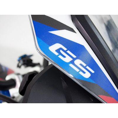 Designové ochranné polepy 40 Years GS pro BMW R1250GS 2018+, R1200GS LC 2017-2018, trikolora HP