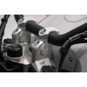 Zvýšení řidítek SW-Motech o 32mm nahoru, 25mm dozadu pro R1250GS/A, R1200GS/A LC 2013-2018, stříbrné