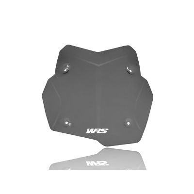 Rallye plexi WRS 25cm pro BMW F850GS/A, tmavě kouřové