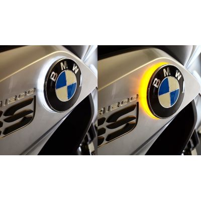 LED blinkry a denní svícení v logu BMW pro R1250G/A, R1200GS/A LC 2013-2018