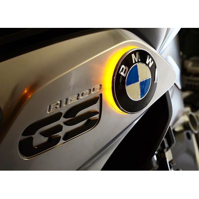 LED blinkry a denní svícení v logu BMW pro R1250G/A, R1200GS/A LC 2013-2018