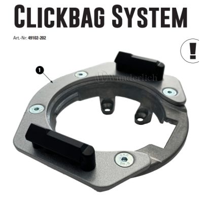 Podkova na nádrž R1200GS/A 2008-2013 pro tankvaky Wunderlich Click Bag