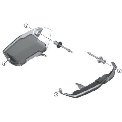 Originální ochranné kryty víka ventilů R1300GS 2023+