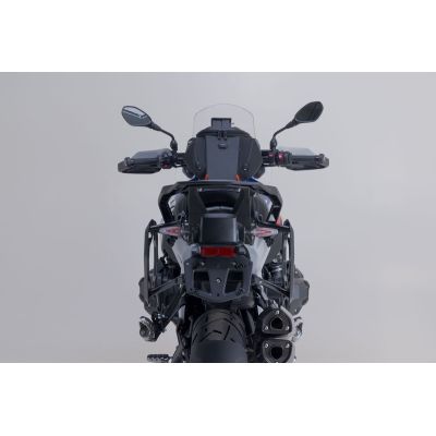 3x ALU kufry SW-Motech Trax Adventure + tašky + nosiče pro R1300GS 2023+, černé