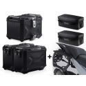 3x ALU kufry SW-Motech Trax Adventure + tašky + nosiče pro R1300GS 2023+, černé