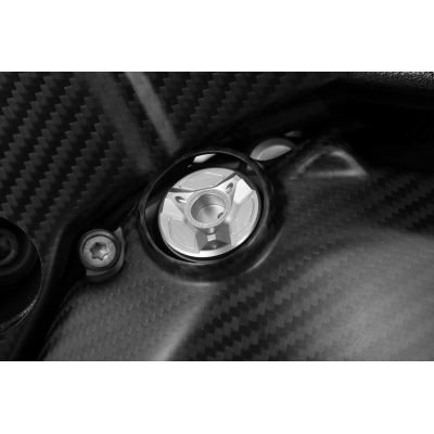 Bezpečnostní olejová zátka Wunderlich pro R1300GS 2023+, G310GS, stříbrná