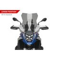 Vysoké cestovní plexi Puig pro BMW R1300GS 2023+, lehce kouřové