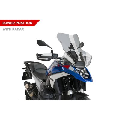 Vysoké cestovní plexi Puig pro BMW R1300GS 2023+, lehce kouřové