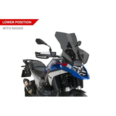 Vysoké cestovní plexi Puig pro BMW R1300GS 2023+, tmavě kouřové