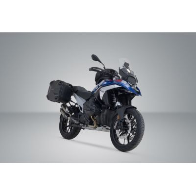 2x 33l boční kufry SW-Motech DUSC + nosiče pro R1300GS 2023+, černé