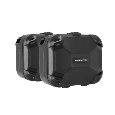 2x 33l boční kufry SW-Motech DUSC + nosiče pro R1300GS 2023+, černé