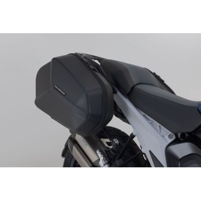 2x 25l boční kufry SW-Motech AERO + nosiče pro R1300GS 2023+, černé
