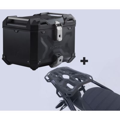 Hliníkový topcase SW-Motech Trax Adventure 38l + plotna pro R1300GS 2023+, černý