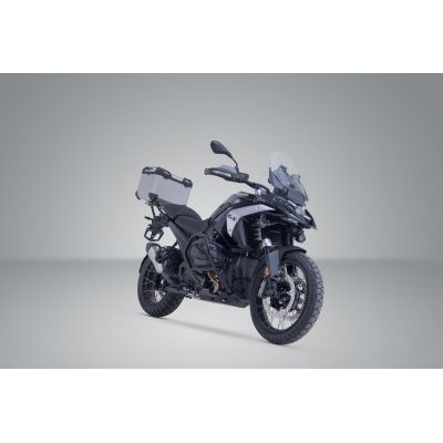 Hliníkový topcase SW-Motech Trax Adventure 38l + plotna pro R1300GS 2023+, stříbrný