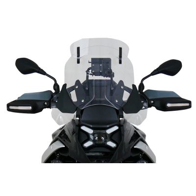 Turistické plexi MRA 40cm s deflektorem pro BMW R1300GS 2023+ (s ACC), čiré