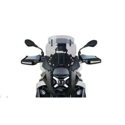 Turistické plexi MRA 40cm s deflektorem pro BMW R1300GS 2023+ (s ACC), lehce kouřové
