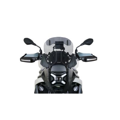 Turistické plexi MRA 40cm s deflektorem pro BMW R1300GS 2023+ (s ACC), lehce kouřové