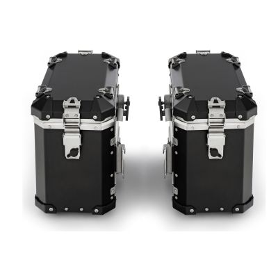 2x 38l ALU malé boční kufry Wunderlich + nosiče pro R1300GS 2023+, černé