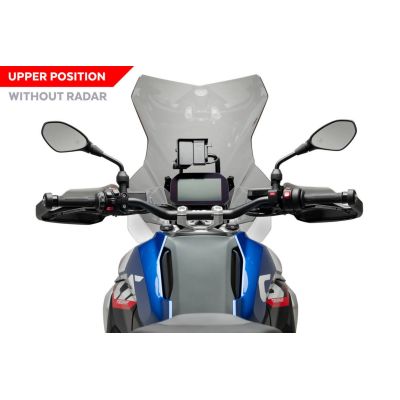 Vysoké cestovní plexi Puig pro BMW R1300GS 2023+ (bez ACC), lehce kouřové