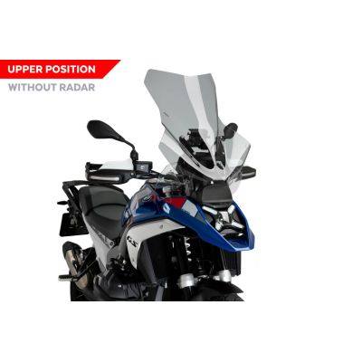 Vysoké cestovní plexi Puig pro BMW R1300GS 2023+ (bez ACC), lehce kouřové
