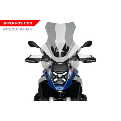 Vysoké cestovní plexi Puig pro BMW R1300GS 2023+ (bez ACC), lehce kouřové