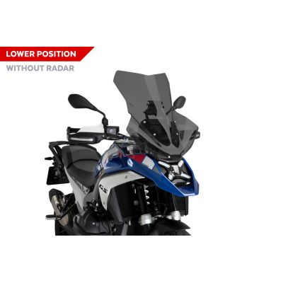 Vysoké cestovní plexi Puig pro BMW R1300GS 2023+ (bez ACC), tmavě kouřové