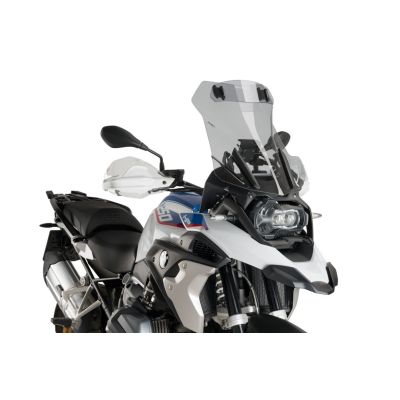 Plexi Puig cestovní vysoké 51cm s deflektorem pro BMW R1250GS/A, R1200GS/A LC 2013-2018, kouřové