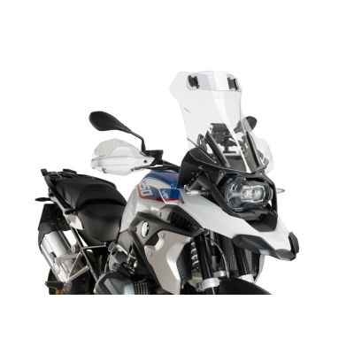 Plexi Puig cestovní vysoké 51cm s deflektorem pro BMW R1250GS/A, R1200GS/A LC 2013-2018, kouřové