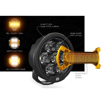 Přídavná LED světla Denali D7 PRO Multi-Beam X-Lens