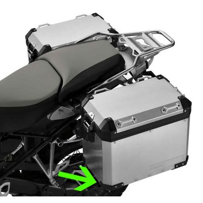 Plastový roh kufru levý spodní (orig. ALU kufry BMW)