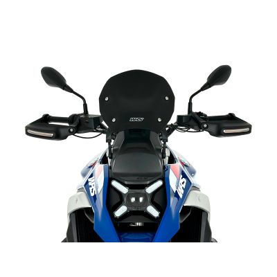 Plexi WRS Sport 26cm pro BMW R1300GS 2023+ (s ACC), černé matné