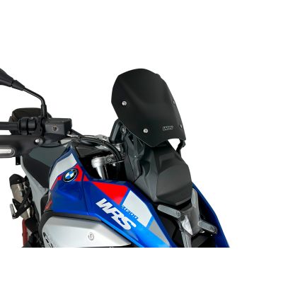 Plexi WRS Sport 26cm pro BMW R1300GS 2023+ (s ACC), černé matné