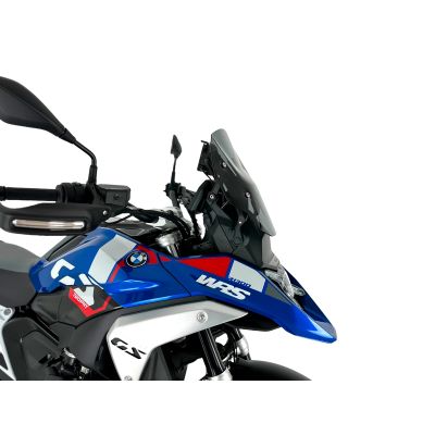 Plexi WRS Enduro 36cm pro BMW R1300GS 2023+ (bez ACC), tmavě kouřové