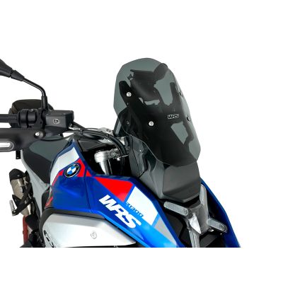 Plexi WRS Enduro 36cm pro BMW R1300GS 2023+ (bez ACC), tmavě kouřové