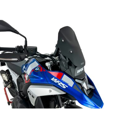 Plexi WRS Enduro 36cm pro BMW R1300GS 2023+ (bez ACC), černé matné