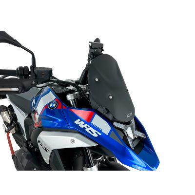 Plexi WRS Enduro 36cm pro BMW R1300GS 2023+ (bez ACC), černé matné