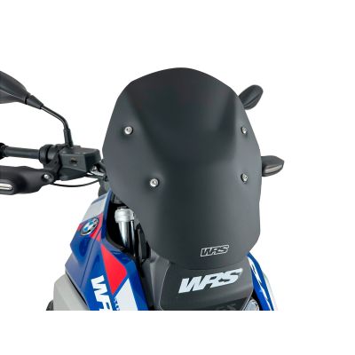 Plexi WRS Enduro 36cm pro BMW R1300GS 2023+ (bez ACC), černé matné