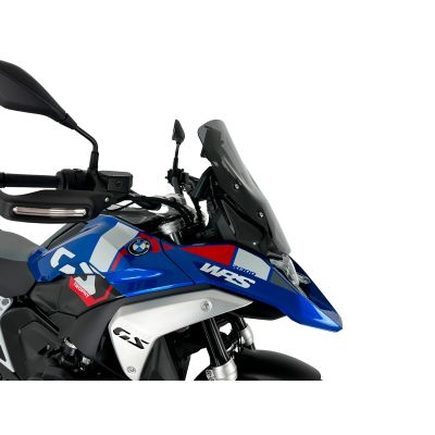 Plexi WRS Standard 45cm pro BMW R1300GS 2023+ (bez ACC), tmavě kouřové