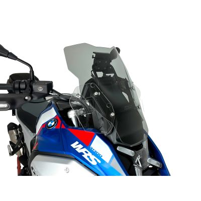 Plexi WRS Touring 48cm pro BMW R1300GS 2023+ (bez ACC), lehce kouřové