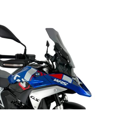 Plexi WRS Touring 48cm pro BMW R1300GS 2023+ (bez ACC), tmavě kouřové