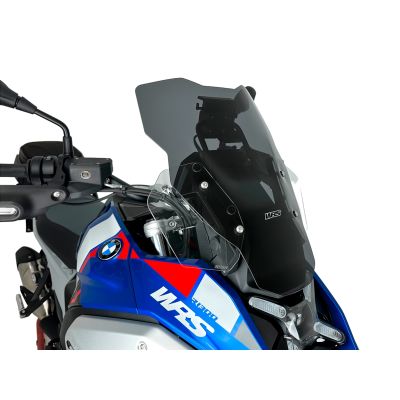 Plexi WRS Touring 48cm pro BMW R1300GS 2023+ (bez ACC), tmavě kouřové