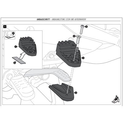Rozšíření brzdové páky SW-Motech pro BMW R1300GS 2023+