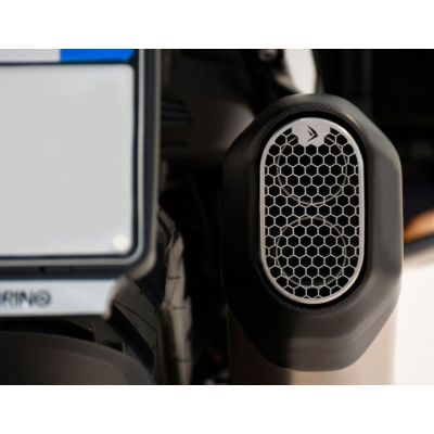 Výfuk HP Corse SPS RALLY 270 Titanium pro R1300GS 2023+, stříbrný