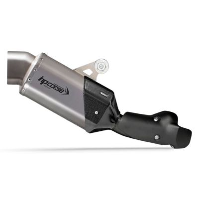 Výfuk HP Corse 4-TR RALLY 270 Titanium pro R1300GS 2023+, stříbrný